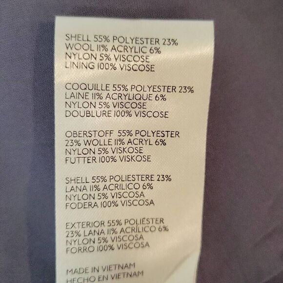 Free People Wool Blend Double Breasted Crop Jacket Blazer Size L - Picture 10 of 10